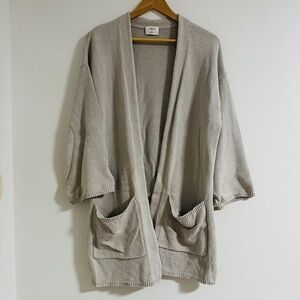 Wilfred | Cream | Drop Shoulder Cardigan | Medium